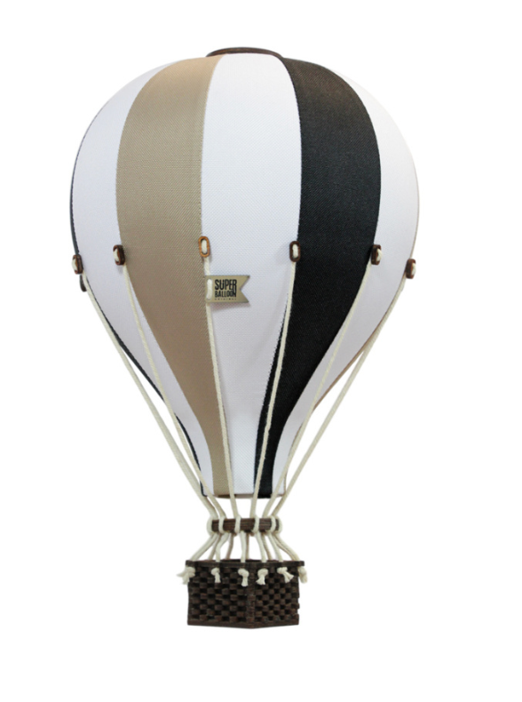 Dekoracija balionas  Black/Beige/White