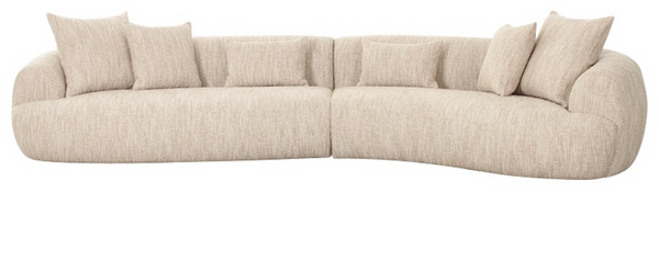 Sofa Carwell Beige Boucle