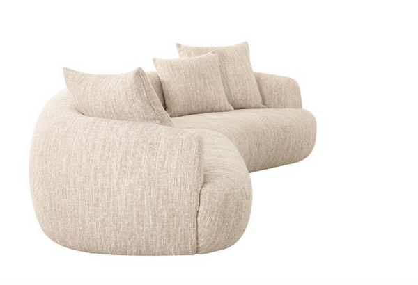 Sofa Carwell Beige Boucle