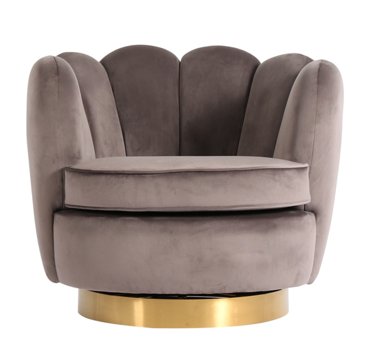 Fotelis Brown Velvet