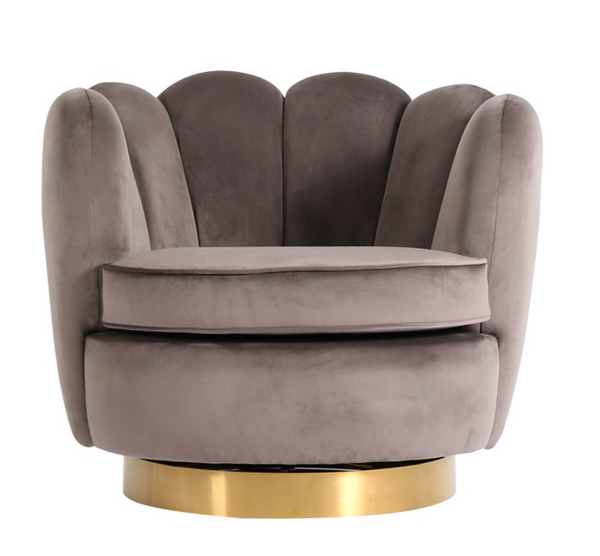 Fotelis Brown Velvet