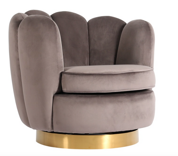 Fotelis Brown Velvet