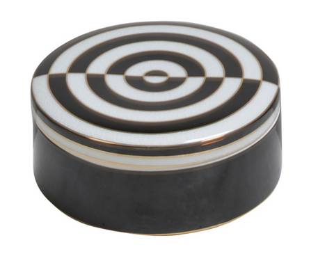 Stilinga porceliano dėžutė Round