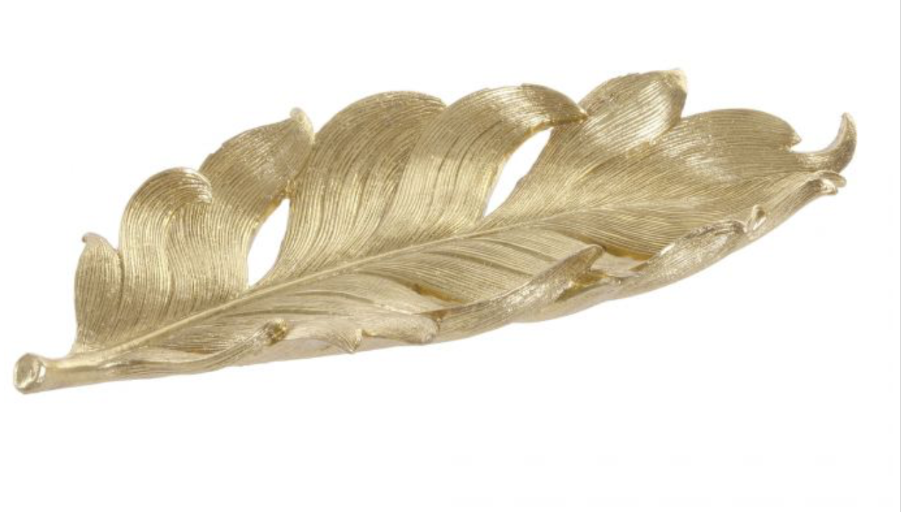 Dekoracija/Padėklas Golden Leaf