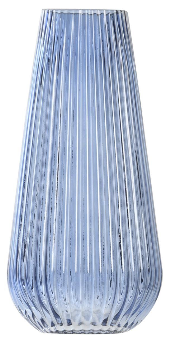 Vaza Ribbed Blue