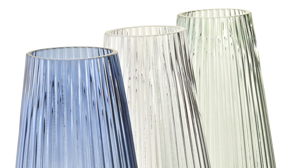 Vaza Ribbed Blue